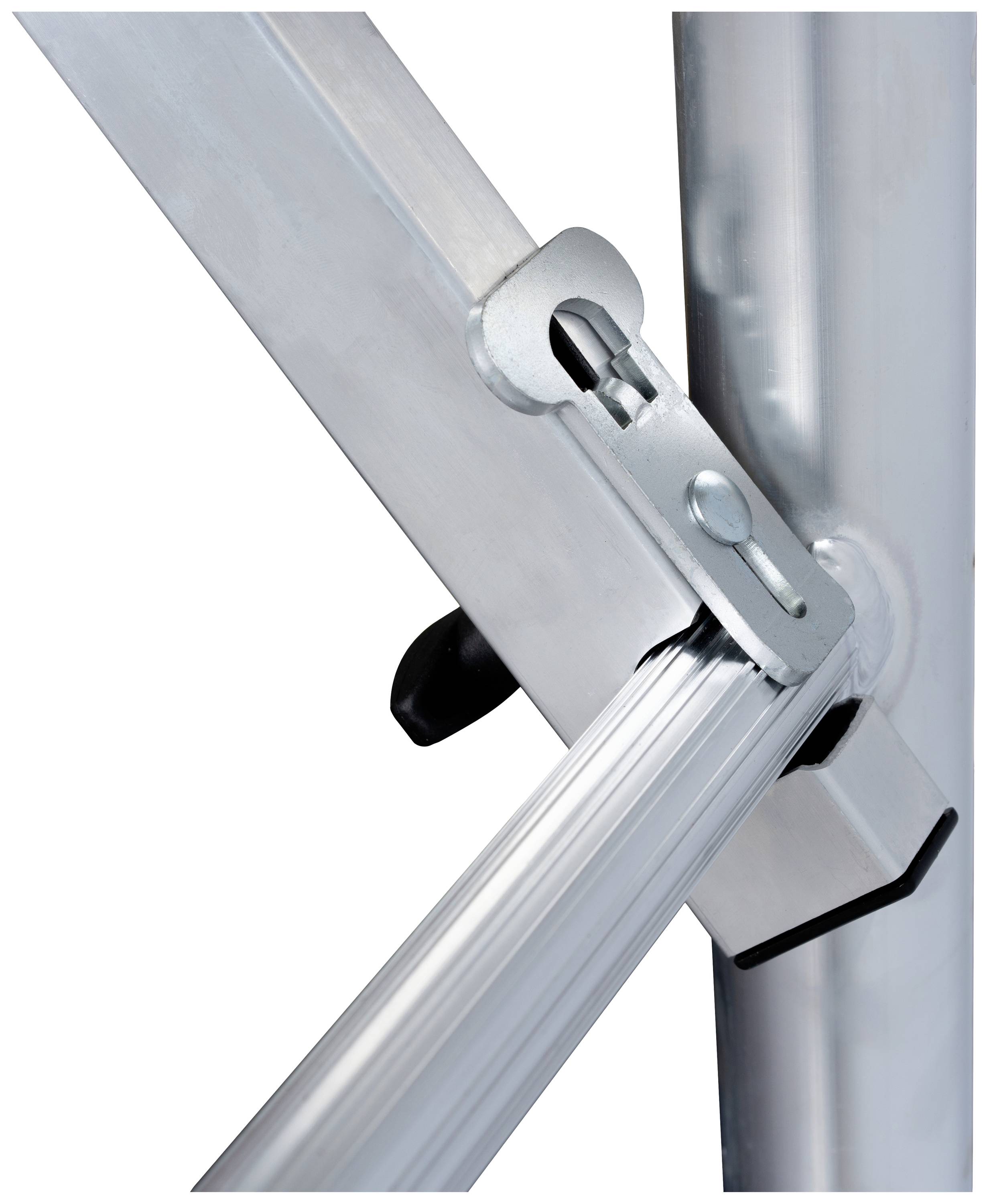 Krause 945105 FahrGerüst Aluminium Rollgerüst fahrbar Arbeitshöhe (max.): 2.90m Silber 60.40kg