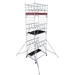 Krause 945143 FahrGerüst Aluminium Rollgerüst fahrbar Arbeitshöhe (max.): 7.30m Silber 210.20kg Krause 945143 FahrGerüst Aluminium Rollgerüst fahrbar Arbeitshöhe (max.): 7.30m Silber 210.20kg