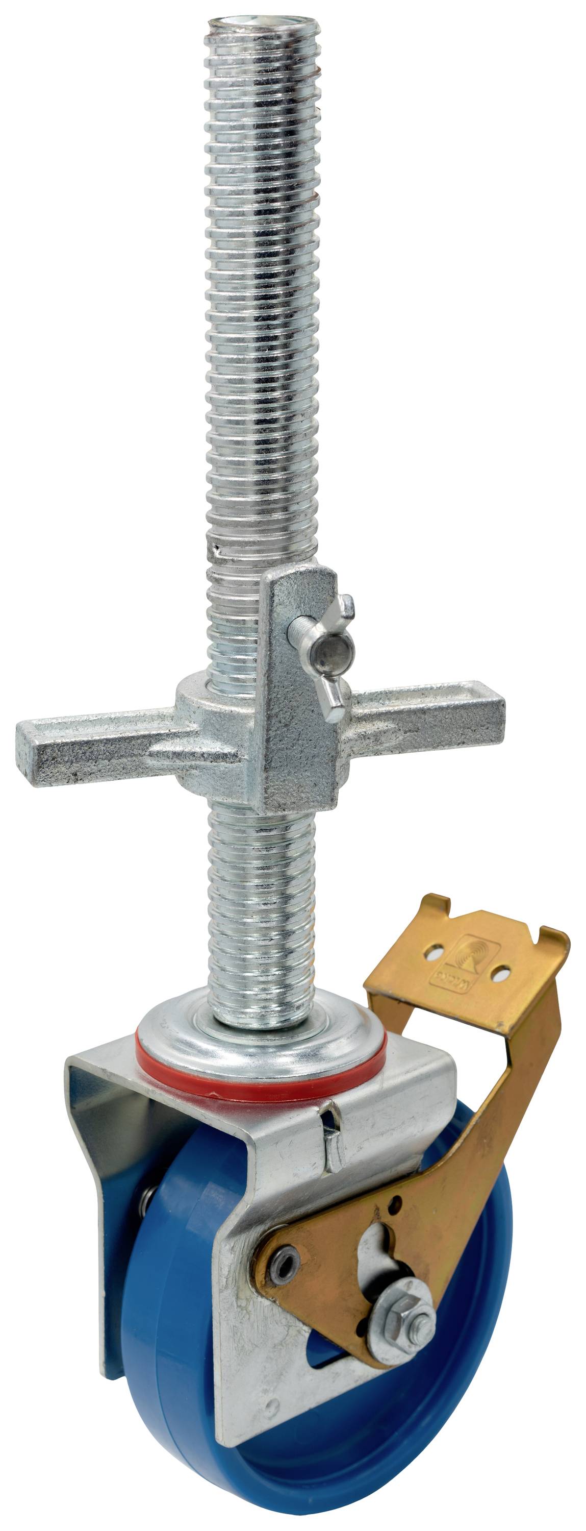 Krause 945143 FahrGerüst Aluminium Rollgerüst fahrbar Arbeitshöhe (max.): 7.30m Silber 210.20kg