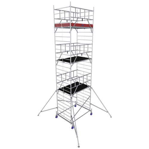 Krause 945150 FahrGerüst Aluminium Rollgerüst fahrbar Arbeitshöhe (max.): 8.30m Silber 237.90kg Krause 945150 FahrGerüst Aluminium Rollgerüst fahrbar Arbeitshöhe (max.): 8.30m Silber 237.90kg