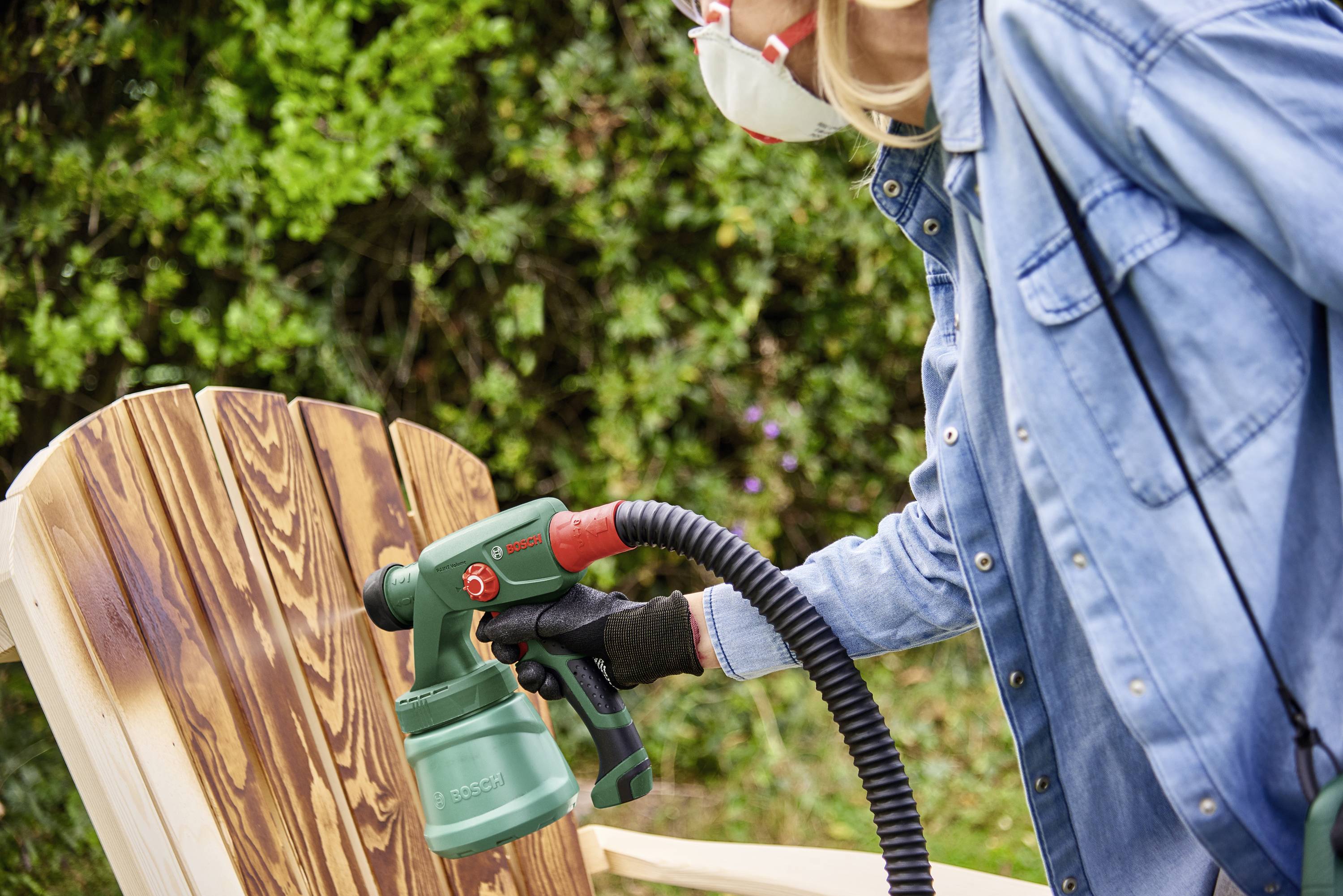 Bosch Home and Garden EasySpray 18V-100 Akku-Farbsprühpistole 18 V Fördermenge (max.) 100 ml/min Passend für Marke (Farbsprühsysteme) Bosch