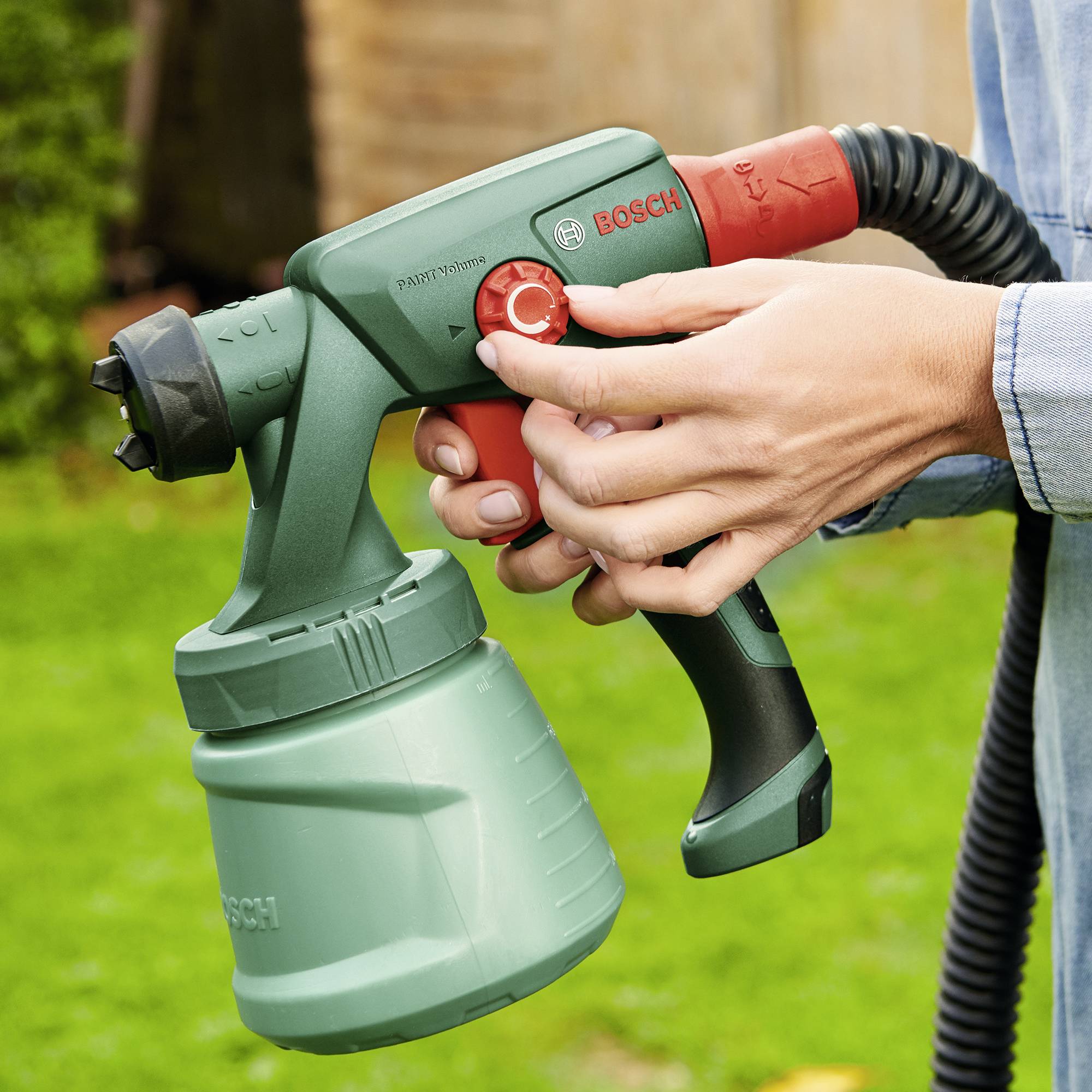 Bosch Home and Garden EasySpray 18V-100 Akku-Farbsprühpistole 18 V Fördermenge (max.) 100 ml/min Passend für Marke (Farbsprühsysteme) Bosch