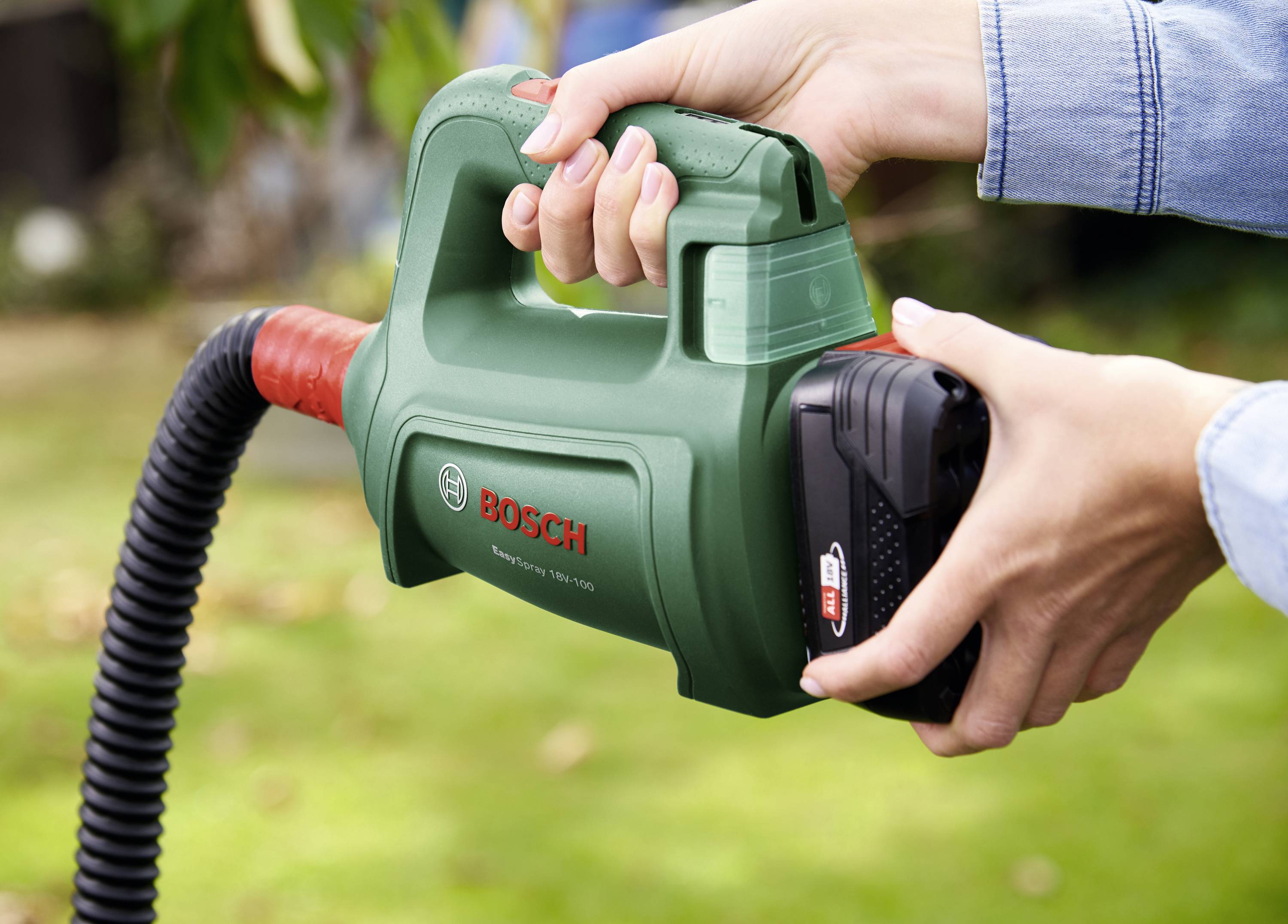 Bosch Home and Garden EasySpray 18V-100 Akku-Farbsprühpistole 18V Fördermenge (max.) 100 ml/min Passend für Mark