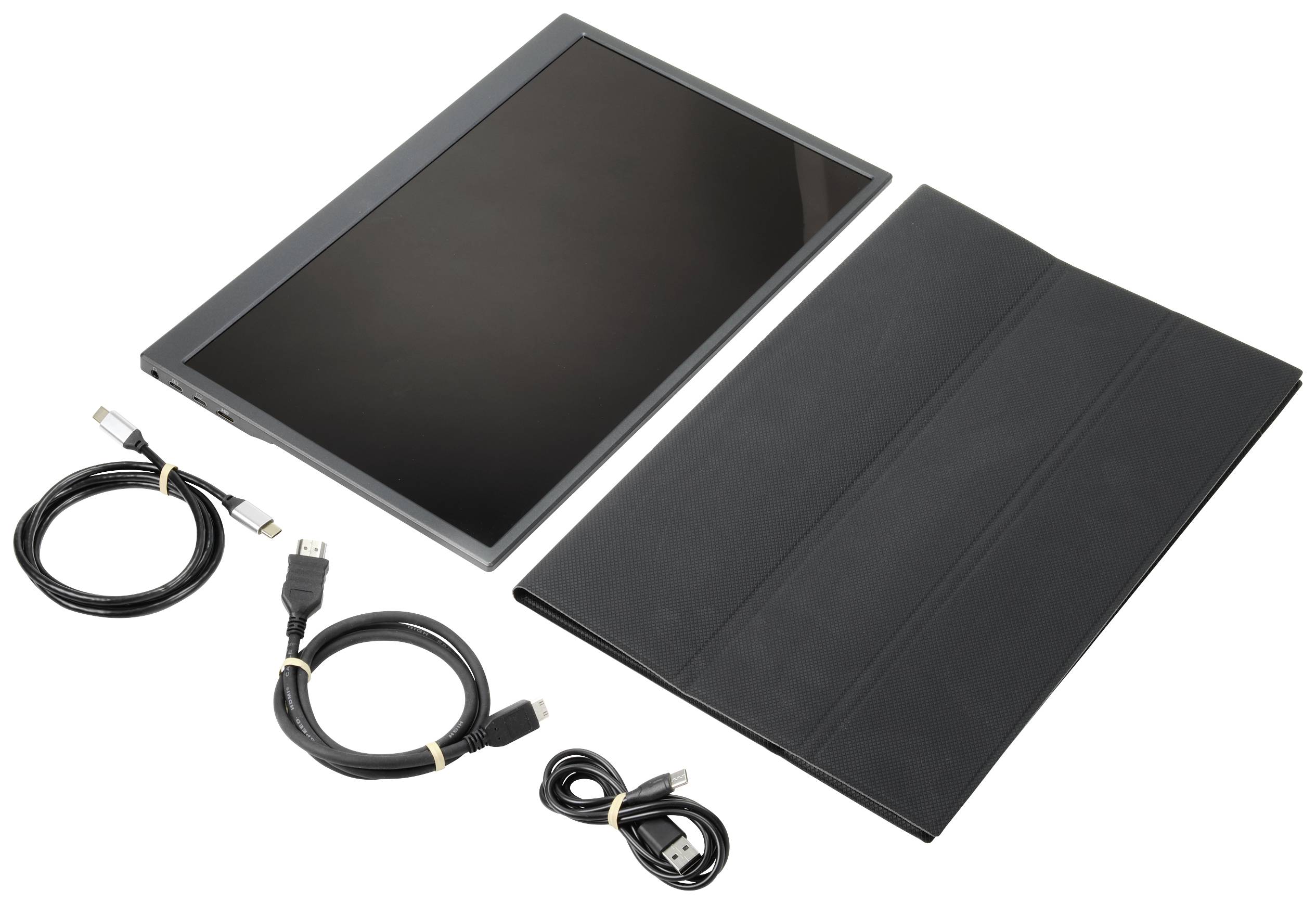 Renkforce RF-PM-510 Touchscreen-Monitor EEK: D (A - G) 39.6cm (15.6 Zoll) 1920 x 1080 Pixel 16:9 30 ms USB-C®, Mini HDMI™, Audio