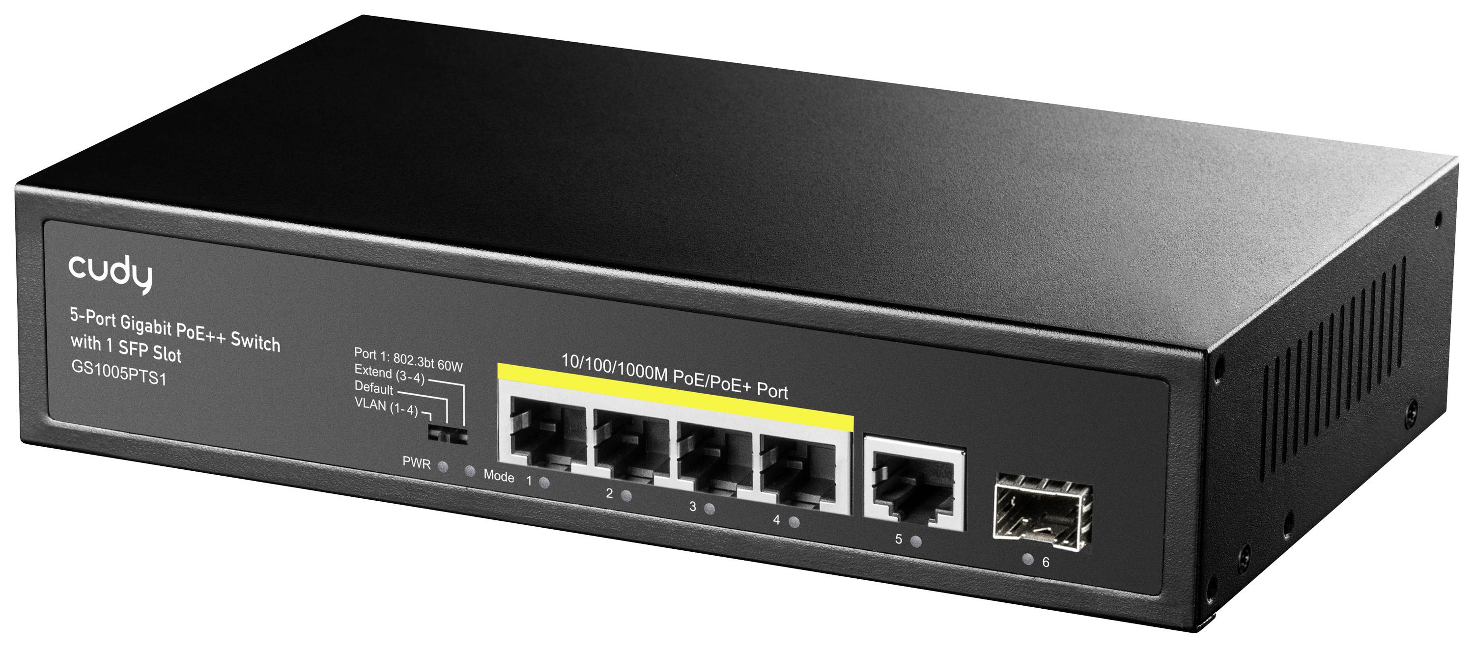 cudy GS1005PTS1 Netzwerk Switch GS1005PTS1 4+1 Port 100 MBit/s