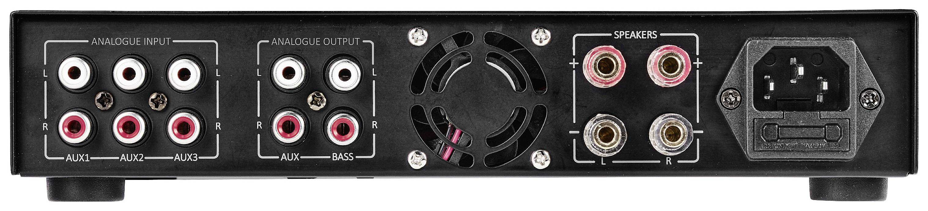 Renkforce RF-WAM-300 Stereo-Verstärker 2 x 50W Schwarz Bluetooth®, USB