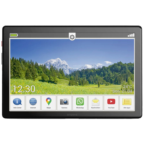emporiaTABLET WiFi, LTE/4G 32 GB Grau Senioren-Tablet 25.7 cm (10.1 Zoll) 2.0 GHz, 1.5 GHz MediaTek Android™ 11 1920 x 1200 Pixel