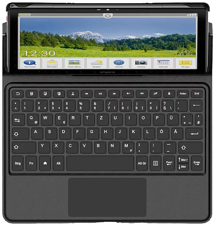 emporiaTABLET Tablet-Tastatur mit Hülle Passend für Marke (Tablet): Emporia emporiaTABLET