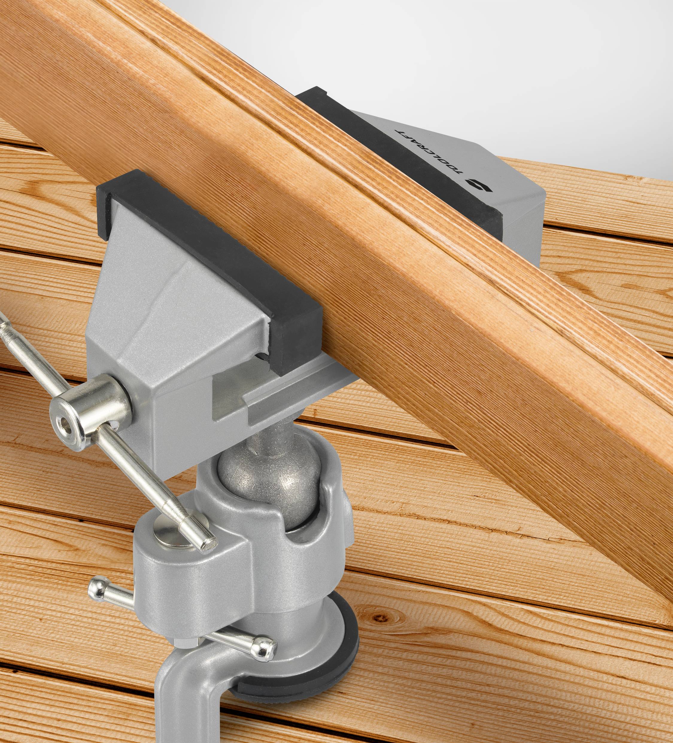 TOOLCRAFT Schraubstock TO-7565019 Backenbreite: 78mm Spann-Weite (max.): 50mm