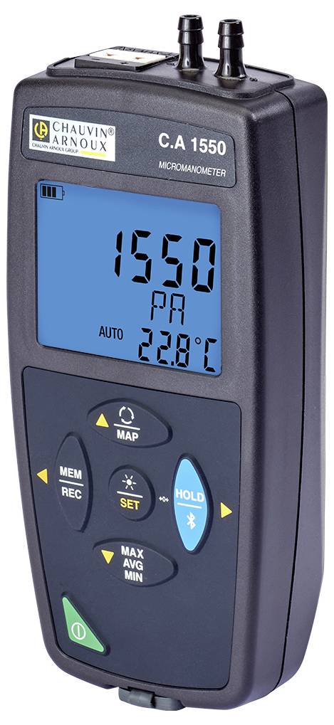 Chauvin Arnoux Manometer P01654555 C.A 1550 Set Anschluss (Manometer): Unterseite 1St.