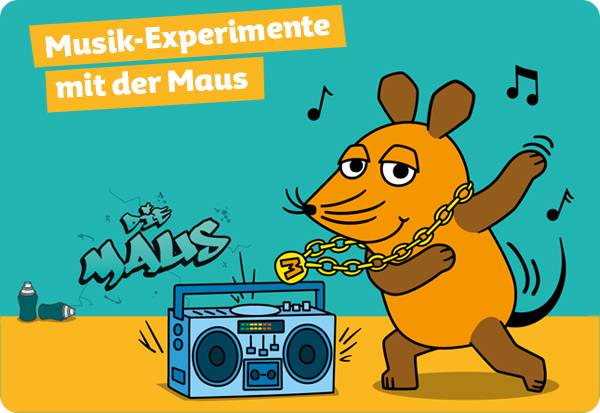 Franzis Verlag 67229 Die Maus Musik Experimentier-Set ab 7 Jahre