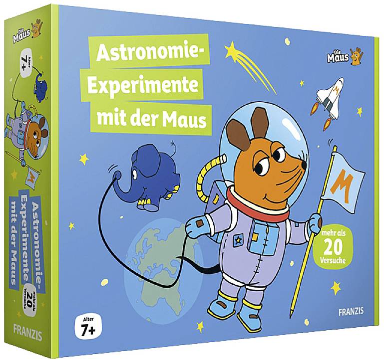Franzis Verlag 67177 Die Maus Astronomie Experimentier-Set ab 7 Jahre