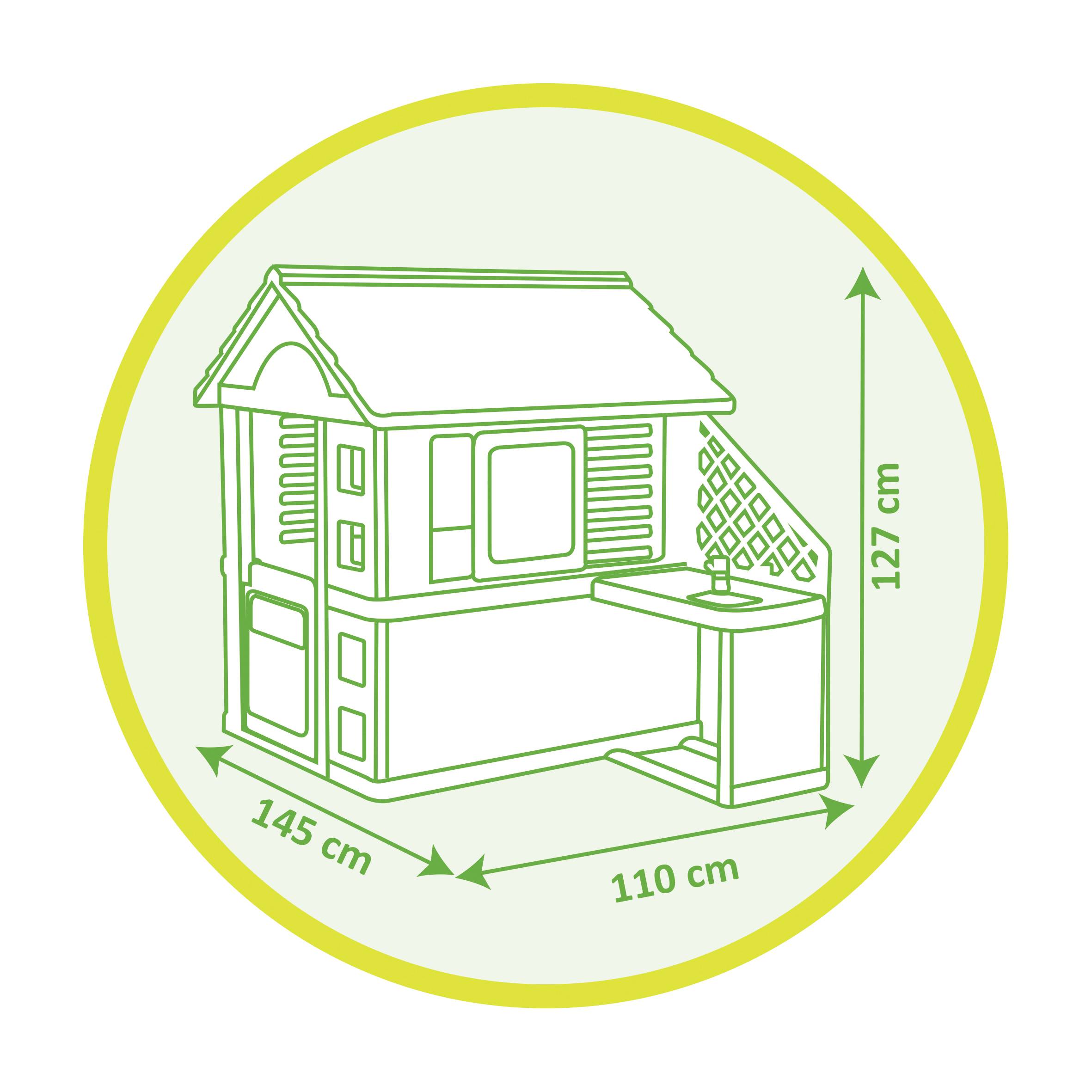 Smoby Spielhaus Pretty Haus mit Sommerküche