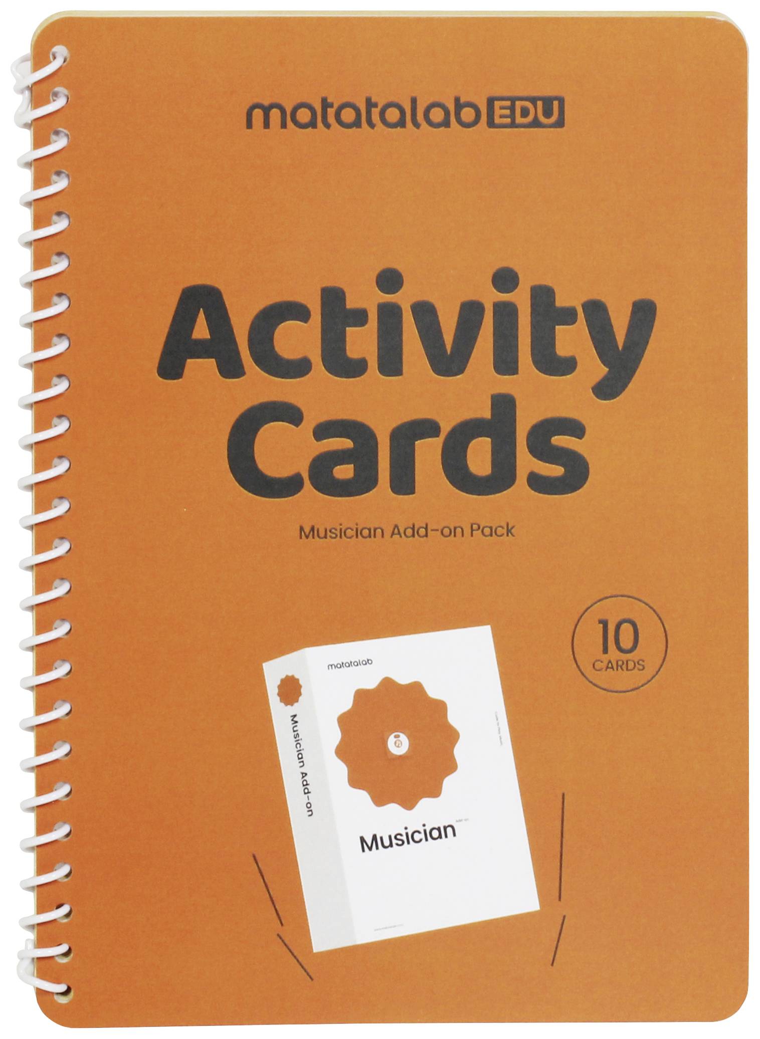 MatataLab 401500019 Activity Cards Musik Baubuch