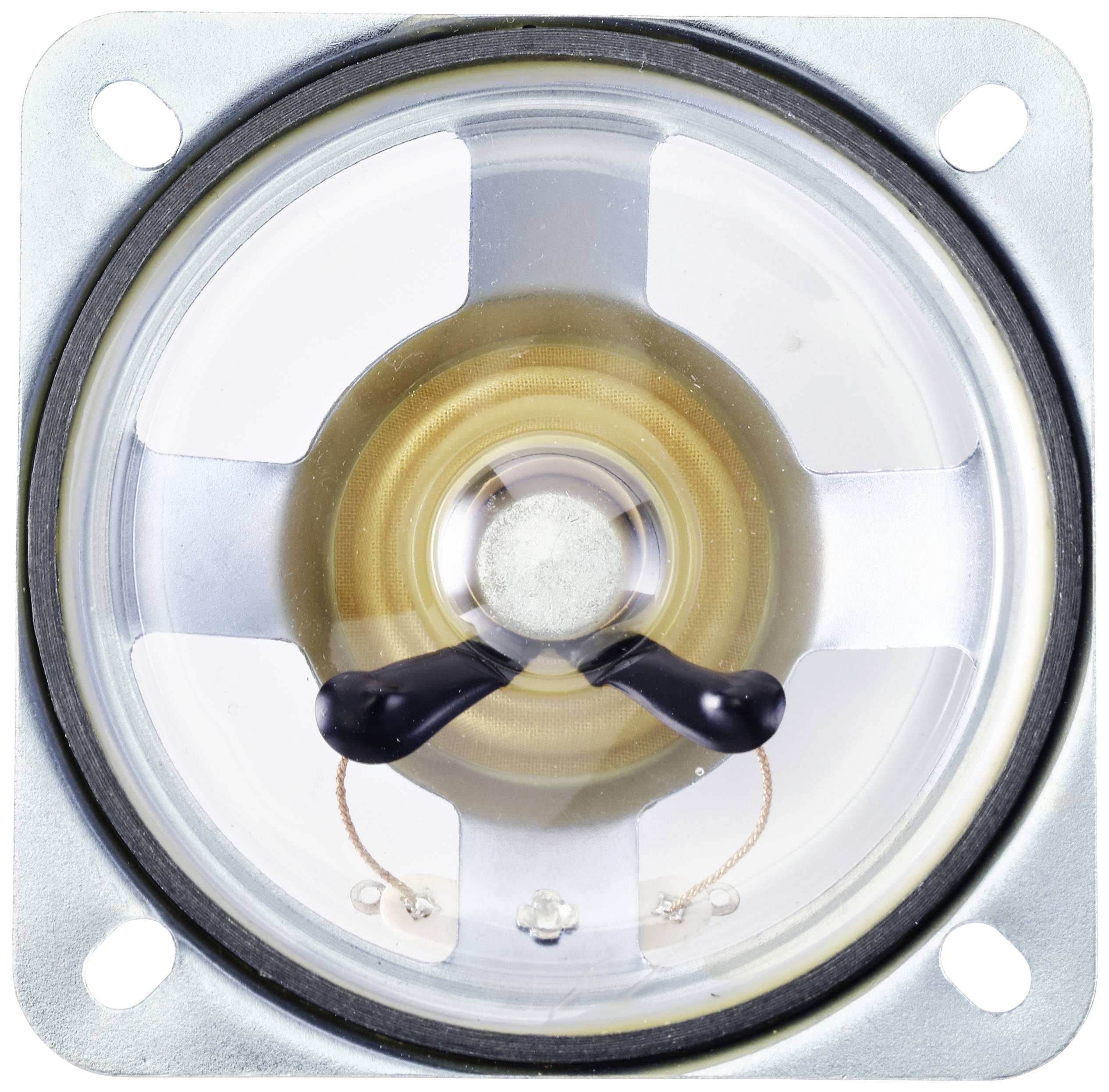 TRU COMPONENTS Kleinlautsprecher 7.7cm 1W 8Ω 91 dB Kunststoff-Membran, Transparente Membran