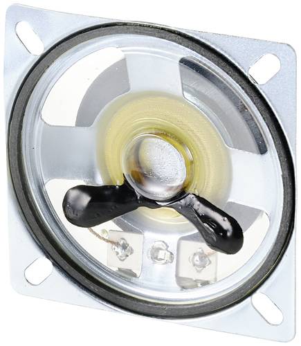 TRU COMPONENTS Kleinlautsprecher 6.6 cm 5 W 8 Ω 92 dB Kunststoff-Membran, Transparente Membran