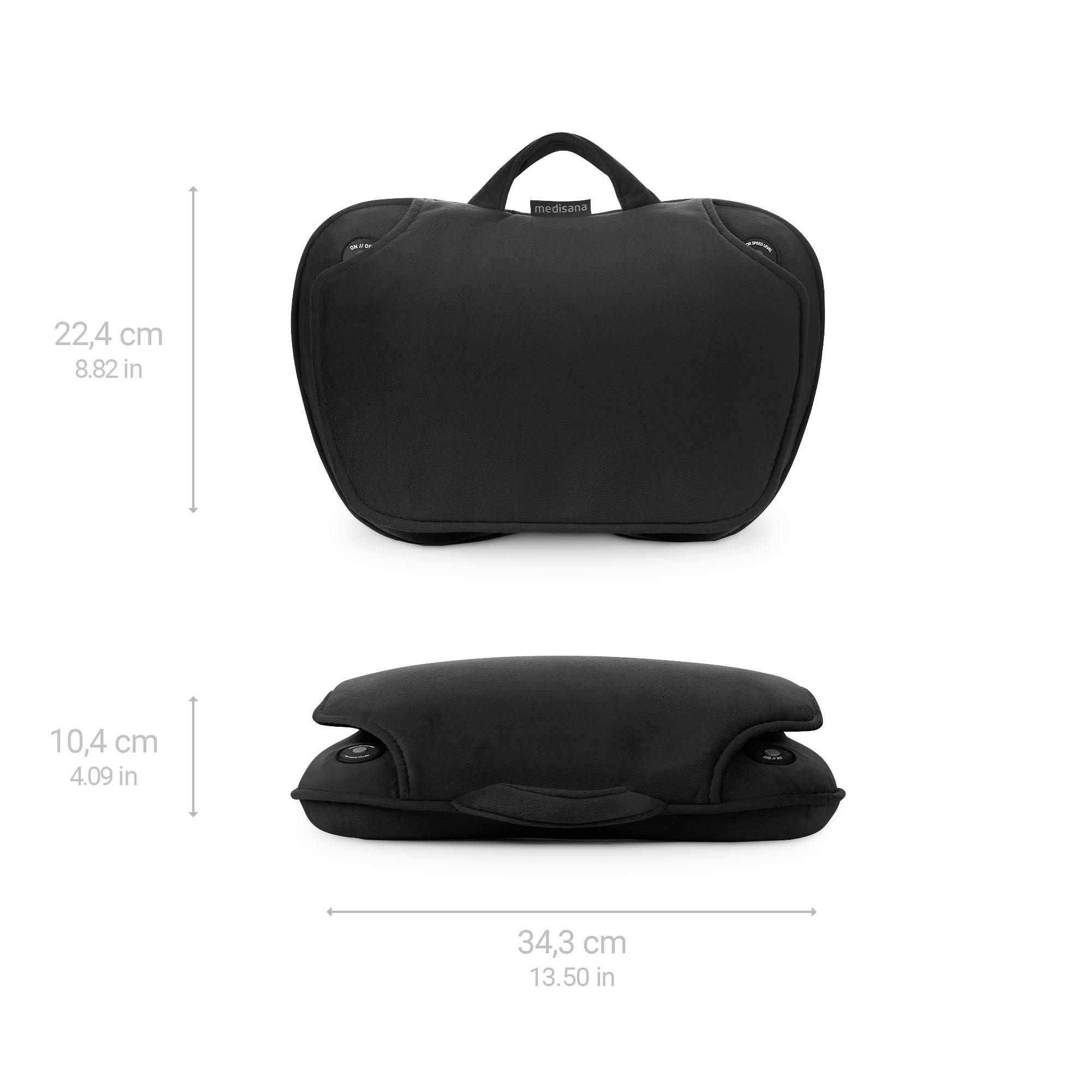 Medisana MC 850 Massagematte 24 W Schwarz