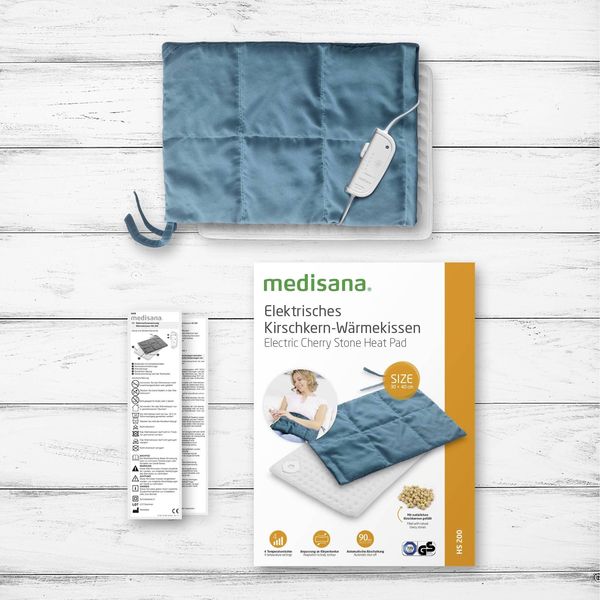 Medisana HS 200 Wärmekissen 100 W Blau