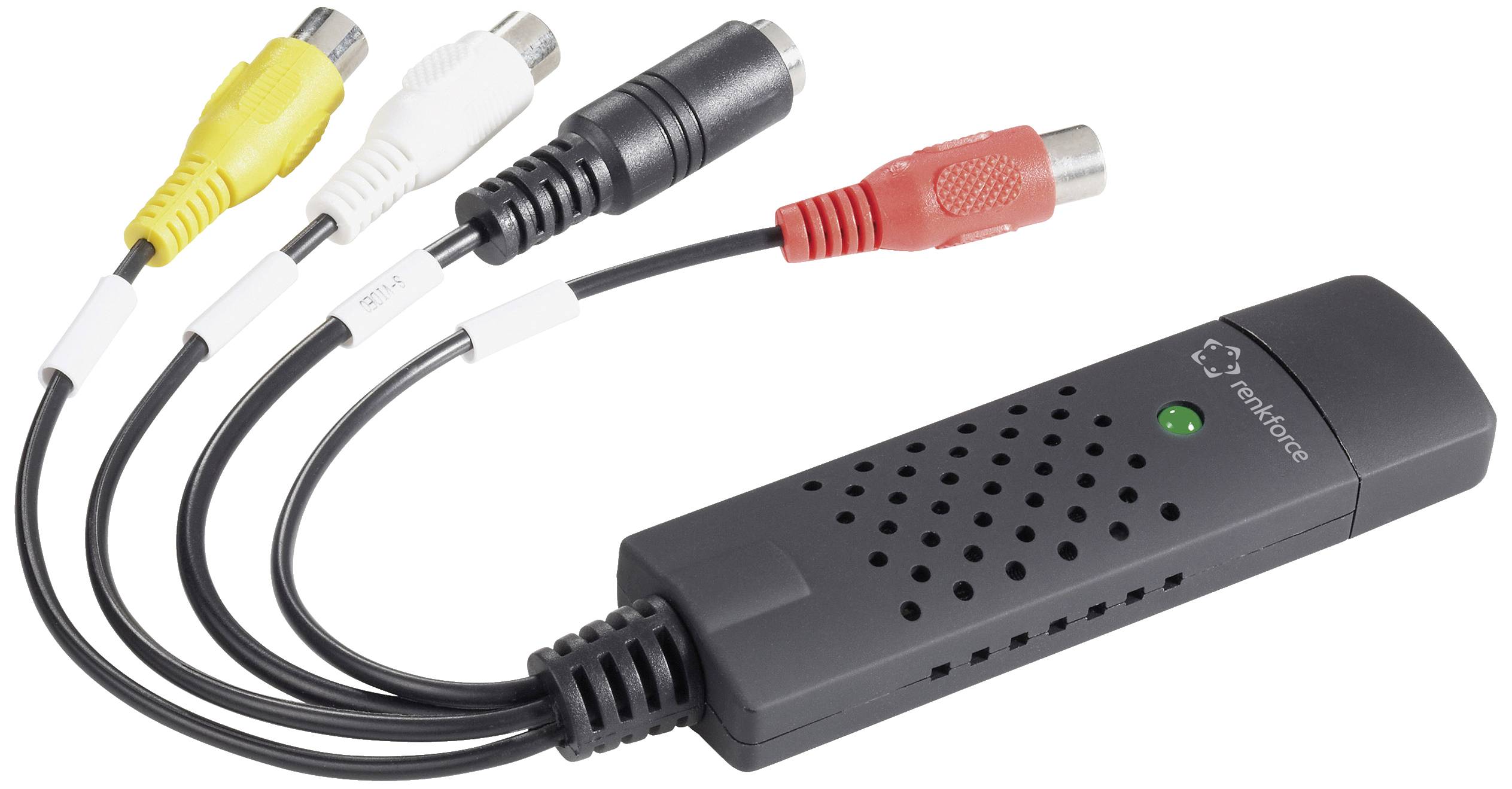 Renkforce RF-VC-120 Video Grabber inkl. Video-Bearbeitungssoftware, Plug und Play