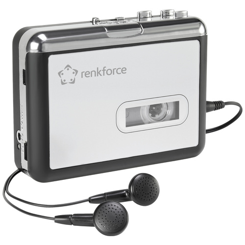 Convertisseur numérique de cassettes audio Renkforce RF-CP-170 avec écouteurs