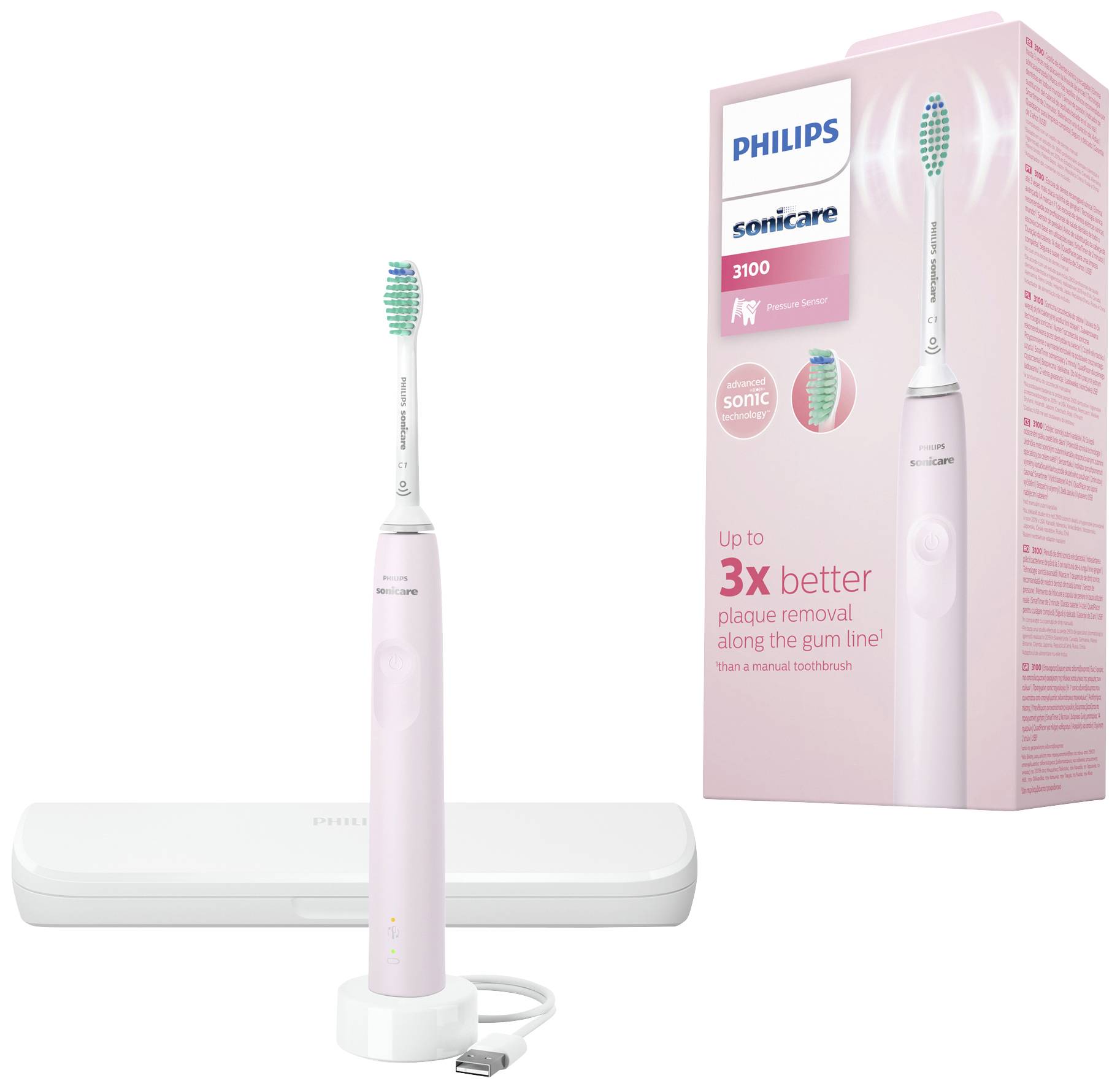 Philips Bodycare HX3671/11 HX3671/11 Elektrische Zahnbürste Pink