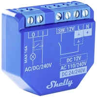 Shelly Plus 1 Schaltaktor Bluetooth, Wi-Fi Shelly Plus 1 Schaltaktor Bluetooth, Wi-Fi