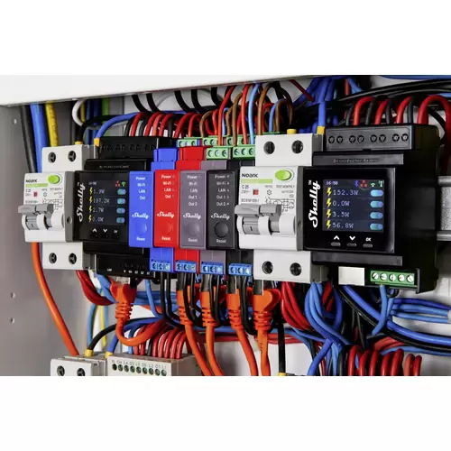 Shelly Pro 1PM Hutschienenrelais Bluetooth, Wi-Fi Shelly Pro 1PM Hutschienenrelais Bluetooth, Wi-Fi