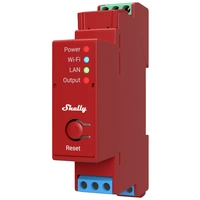 Shelly Pro 1PM Hutschienenrelais Bluetooth, Wi-Fi Shelly Pro 1PM Hutschienenrelais Bluetooth, Wi-Fi