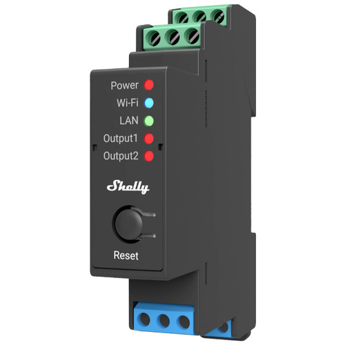 Shelly 2Pro Schaltaktor Bluetooth, Wi-Fi
