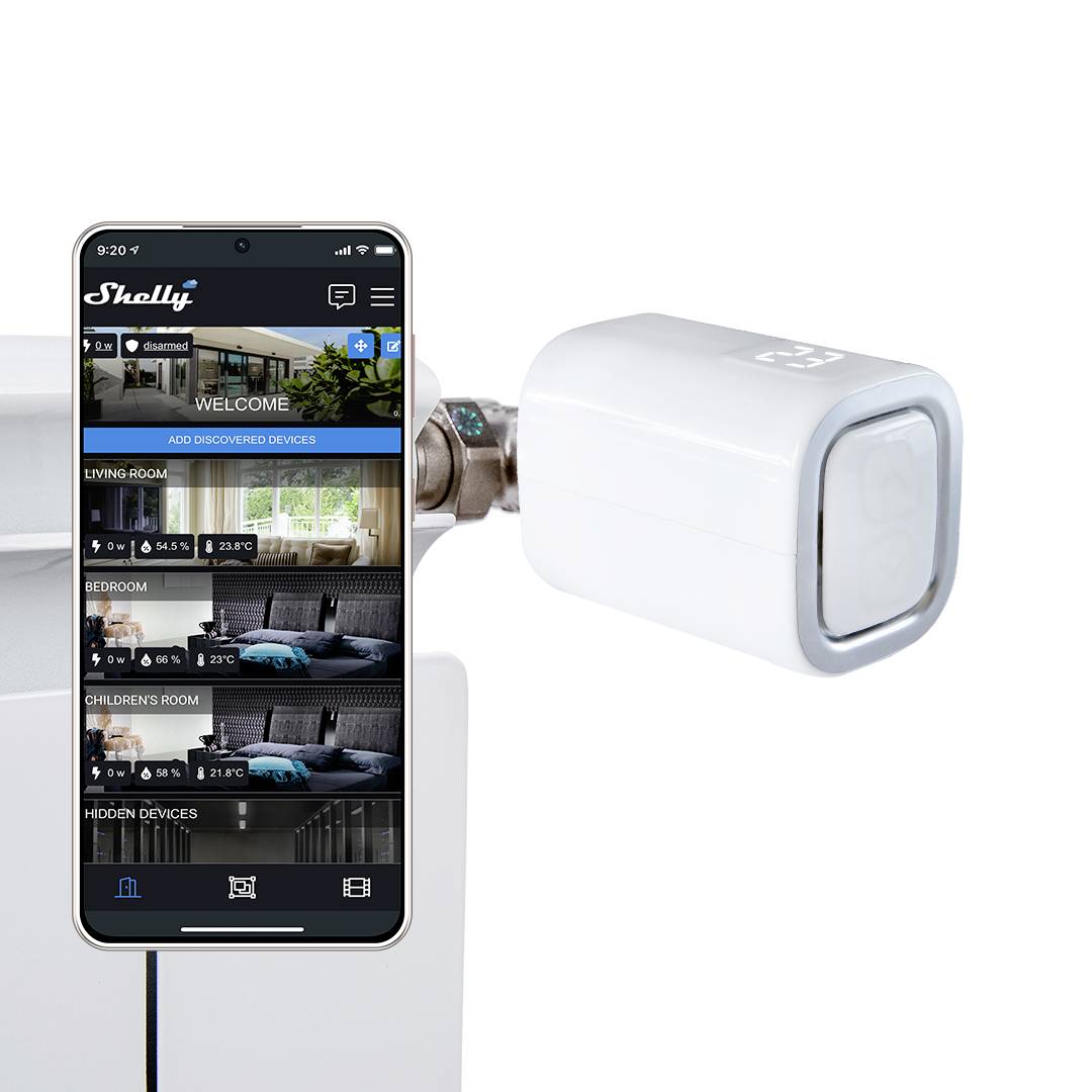 Shelly TRV Shelly Heizkörperthermostat Wi-Fi
