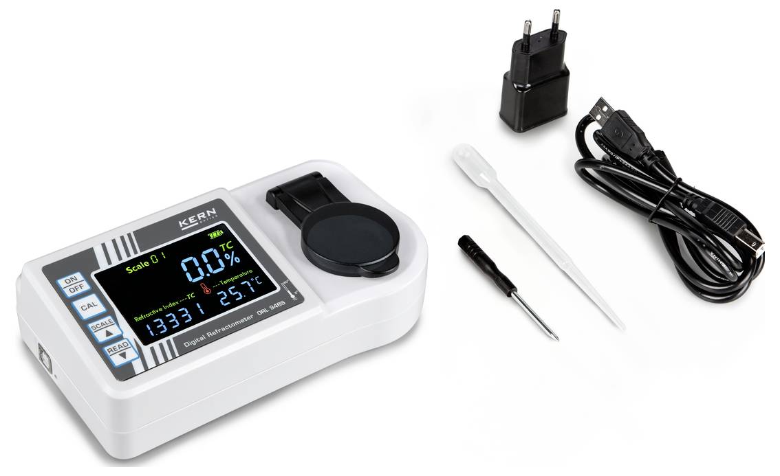 Kern Digitales Refraktometer ORL 94BS, Skalen Refractive index