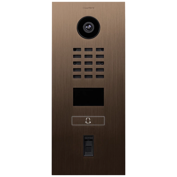 DoorBird D2101FV Fingerprint 50 IP-Video-Türsprechanlage LAN Außeneinheit Edelstahl V2A (gebürstet), Bronze-Optik DoorBird D2101FV Fingerprint 50 IP-Video-Türsprechanlage LAN Außeneinheit Edelstahl V2A (gebürstet), Bronze-Optik