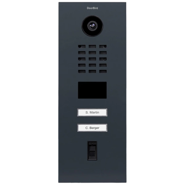 DoorBird D2102FV IP-Video-Türsprechanlage LAN Außeneinheit Edelstahl, RAL 7016 (seidenmatt) DoorBird D2102FV IP-Video-Türsprechanlage LAN Außeneinheit Edelstahl, RAL 7016 (seidenmatt)