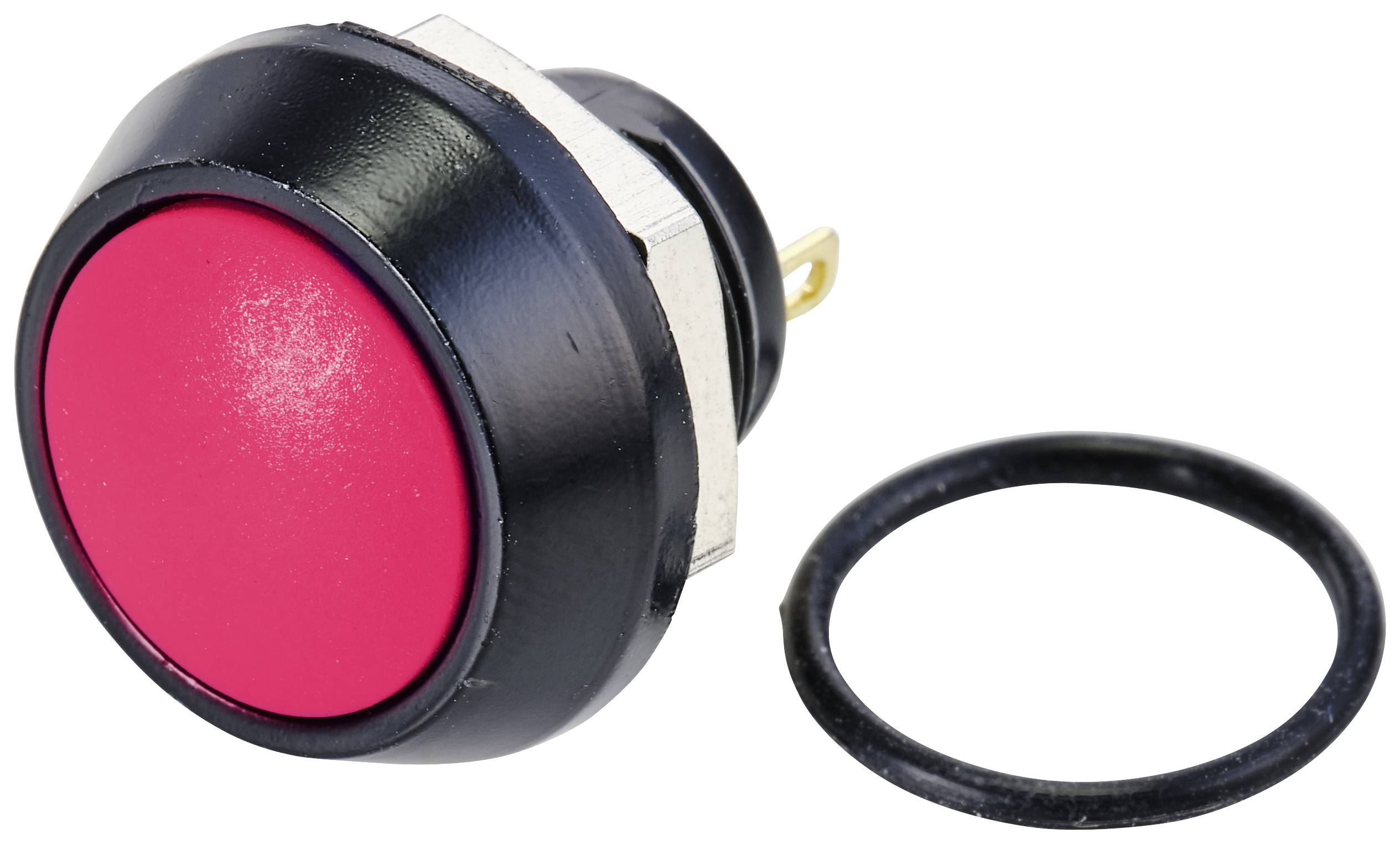 TRU COMPONENTS TC-10091000 GQ12B-10/J/R/A Drucktaster 48 V/DC 2A 1 x Aus/(Ein) tastend IP65 1St.