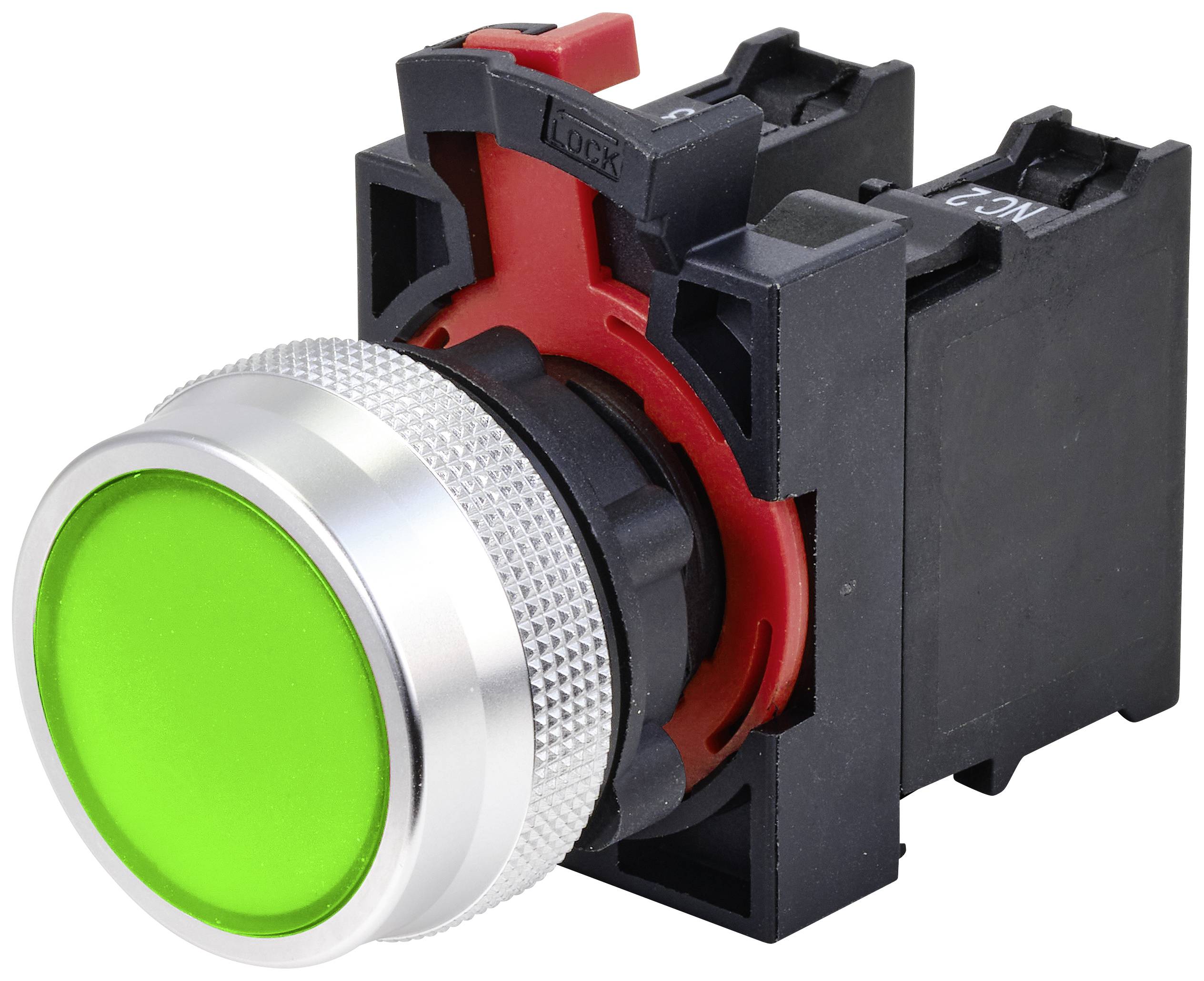 TRU COMPONENTS TC-10091032 Druckschalter 250 V/AC 5 A 1 x Ein/Ein rastend IP40 1 St.