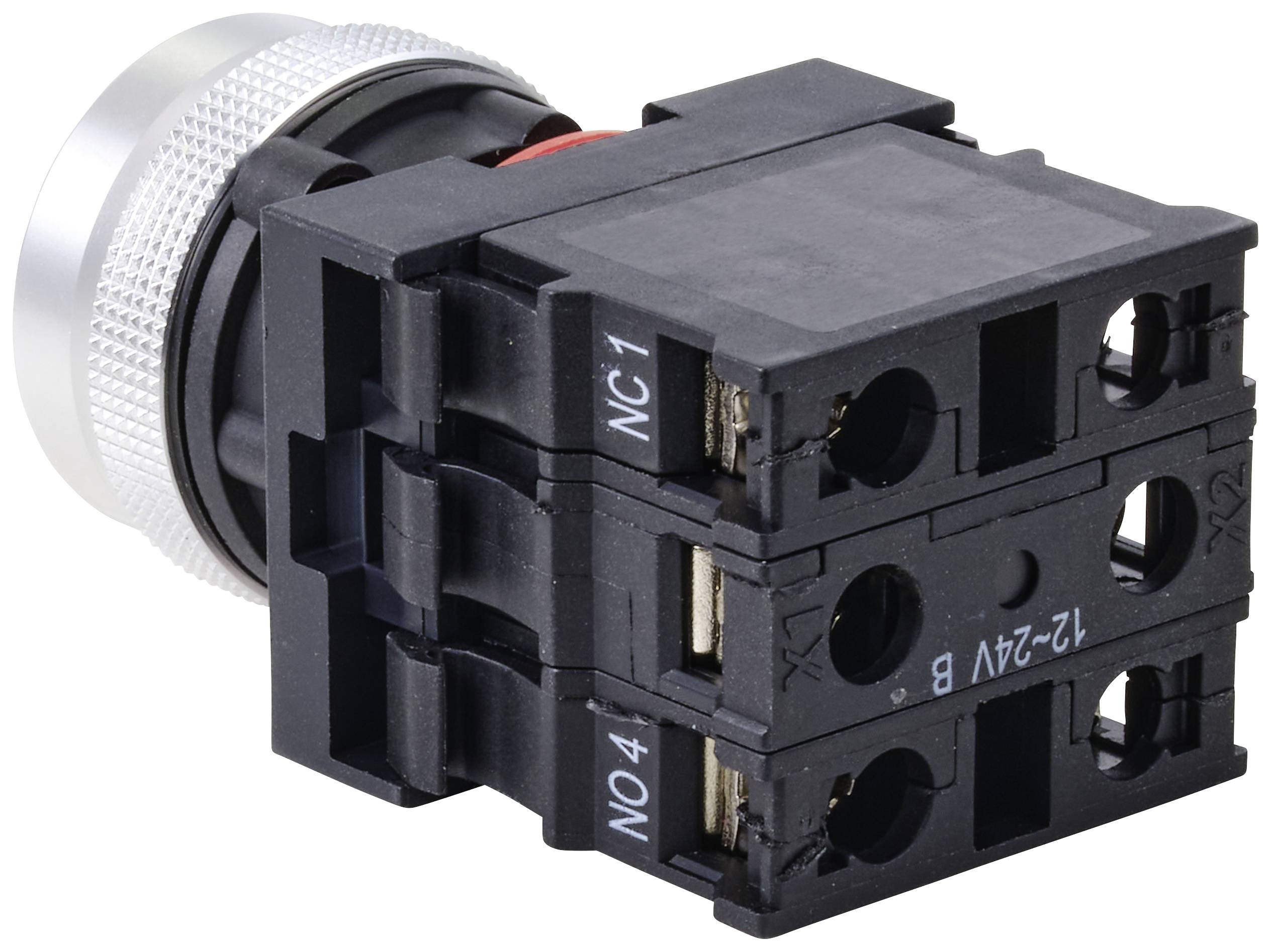 TRU COMPONENTS TC-10091056 ONPOW26-11ZE/G/12V Druckschalter 250V 5A 1 x Ein/Ein rastend Grün IP40 1St.