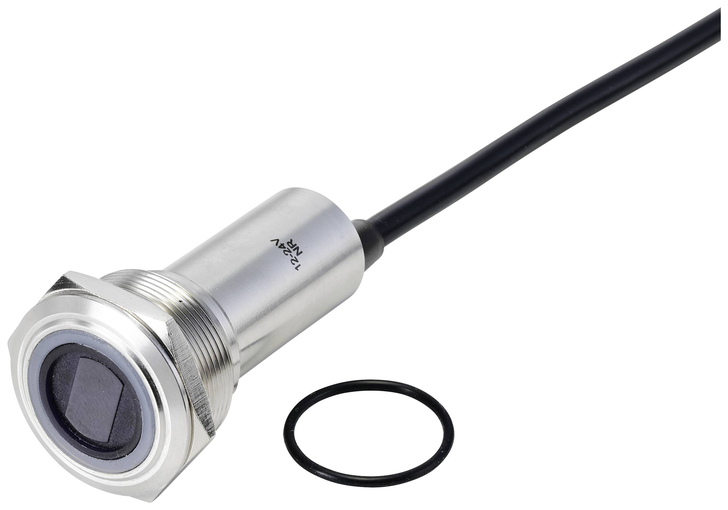 TRU COMPONENTS TC-10091088 ONPOW91-25E10BYSSNR12-24VDC Berührungsloser Schalter 12 V, 24V 300mA 1 x Aus/(Ein) tastend Rot 1St.