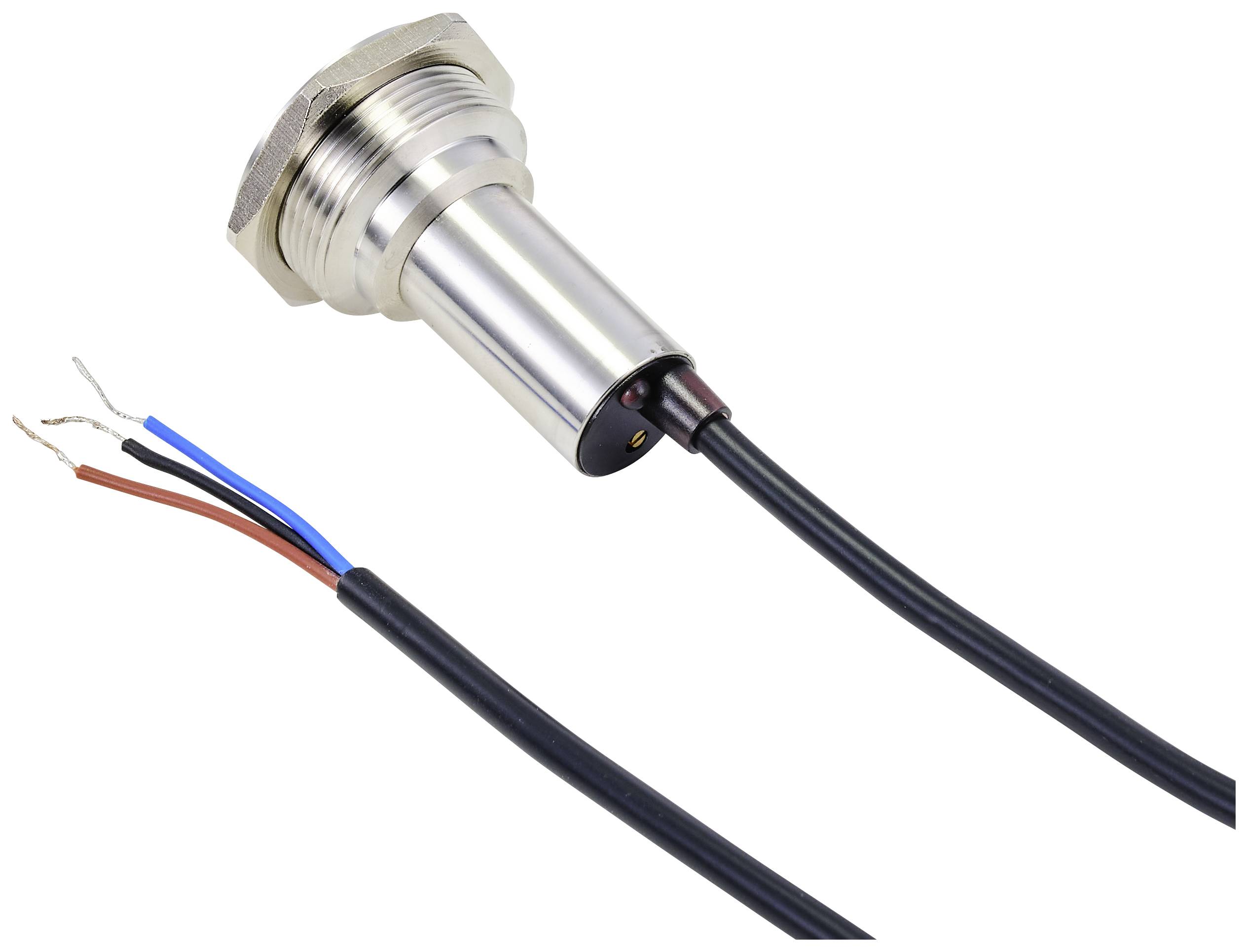 TRU COMPONENTS TC-10091096 ONPOW91-30E10BYSSNR12-24VDC Berührungsloser Schalter 12 V, 24V 300mA 1 x Aus/(Ein) tastend Rot 1St.