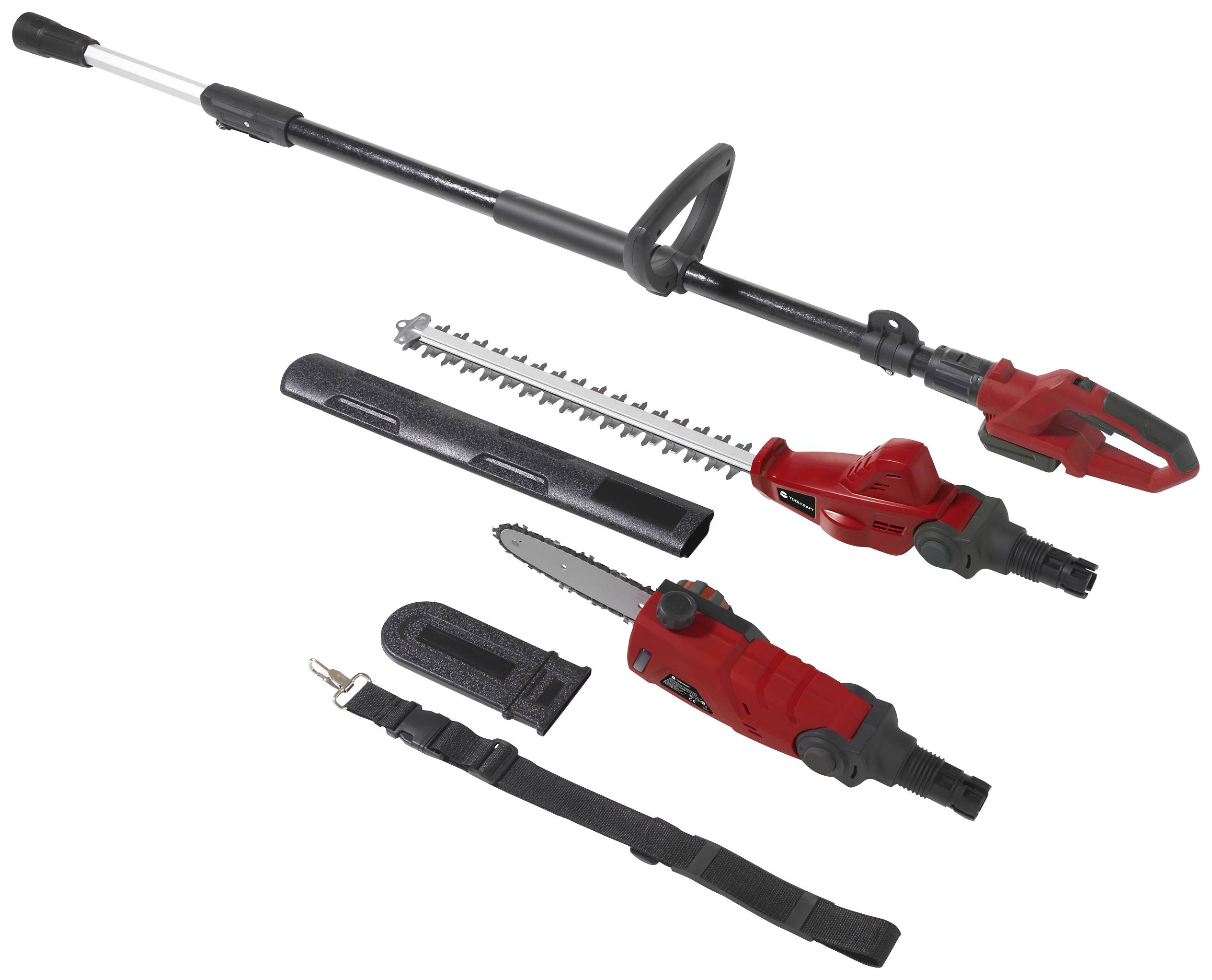 TOOLCRAFT TO-7568328 PSH-L0218-E / TAWB-200 Akku Heckenschere, Hochentaster ohne Akku Li-Ion