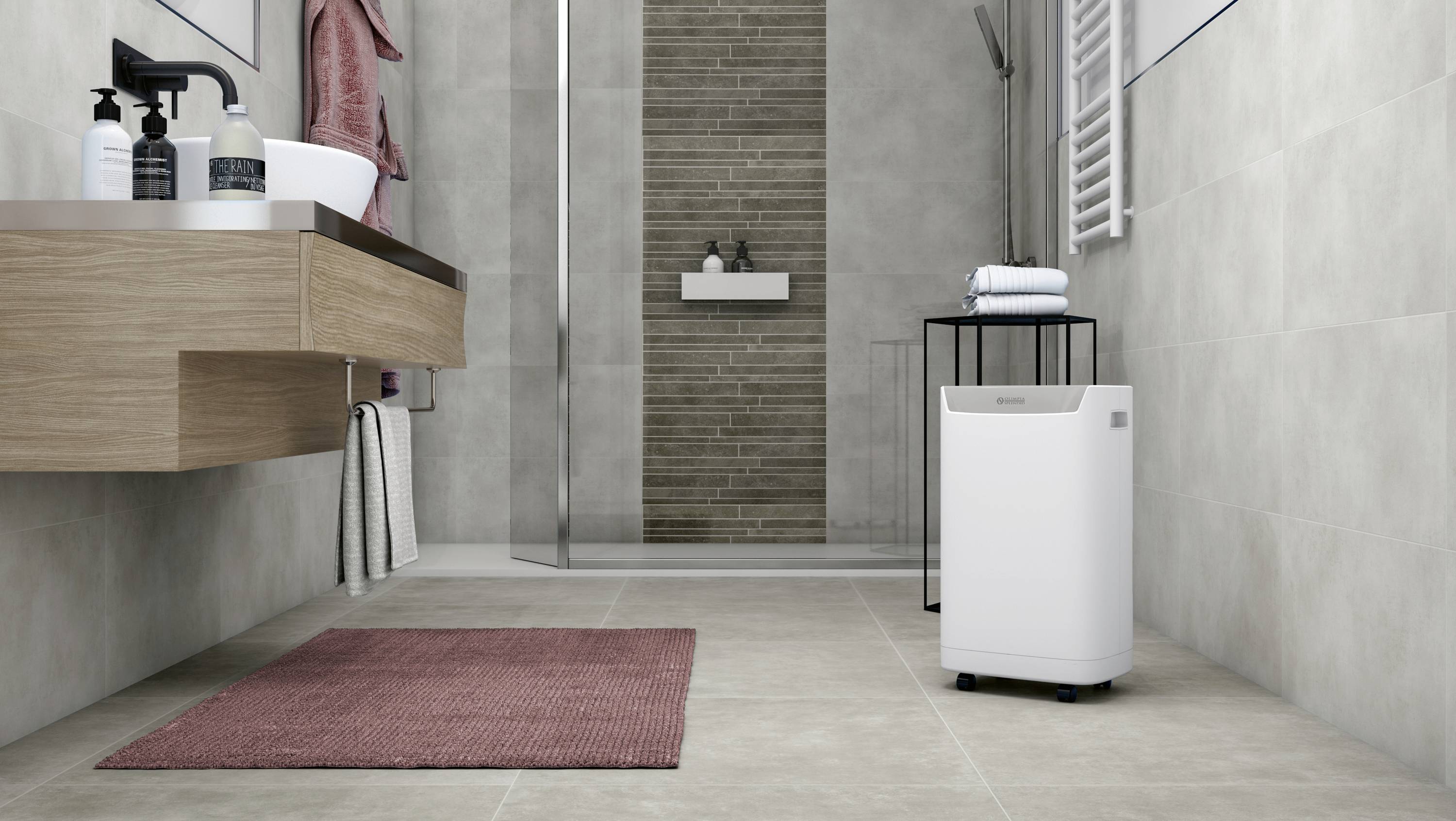 Olimpia Splendid Aquaria S1 16 P Luftentfeuchter 75 m³ 350 W Weiß