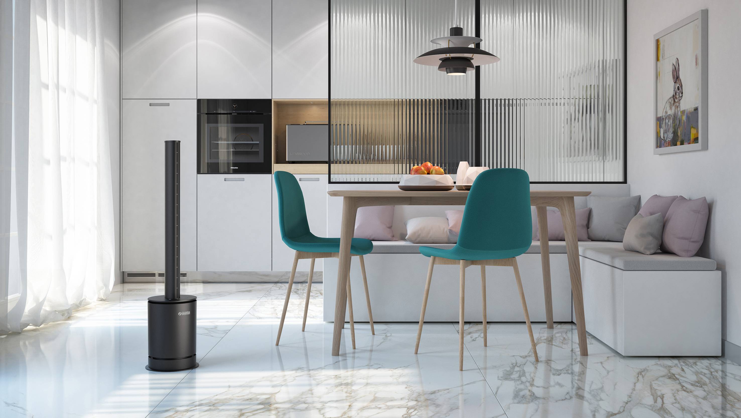 Olimpia Splendid 99276 Vertigo Luftreiniger 20 m² Schwarz