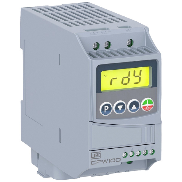 WEG Frequenzumrichter CFW100 B 02P6 S2 0.37 kW 1phasig 200 V, 240 V