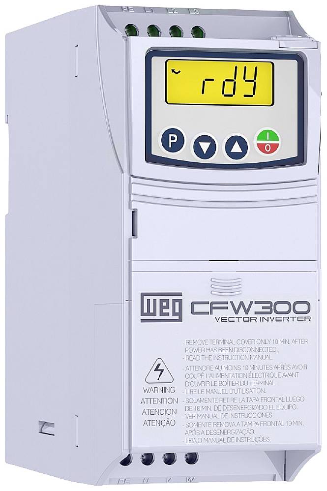 WEG Frequenzumrichter CFW300 A 04P8 T4 2.2 kW 3phasig 380 V, 480 V
