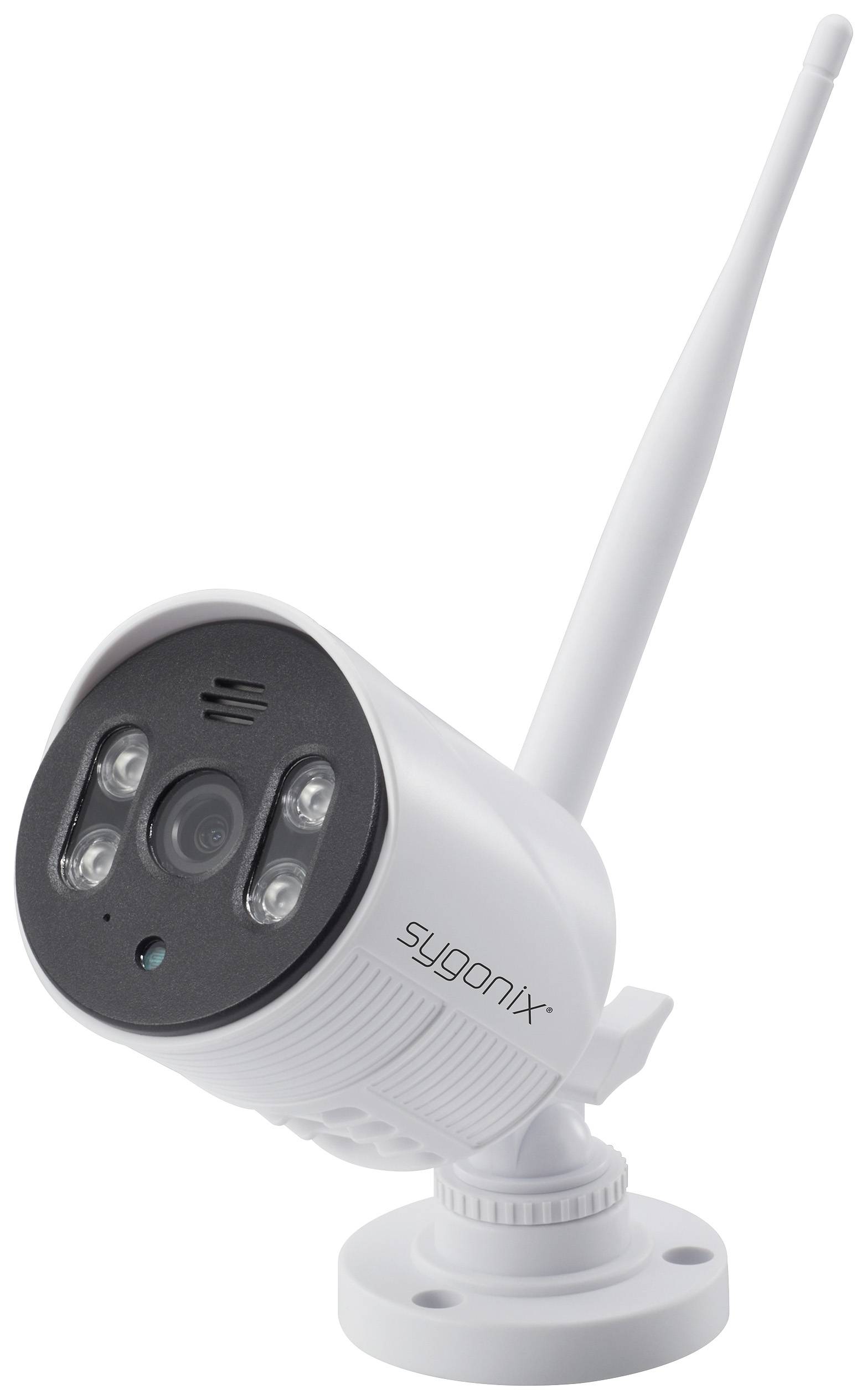 Sygonix SY-5046554 Funk-Überwachungskamera-Set 8-Kanal mit 1 Kamera 1920 x 1080 Pixel 2.4GHz