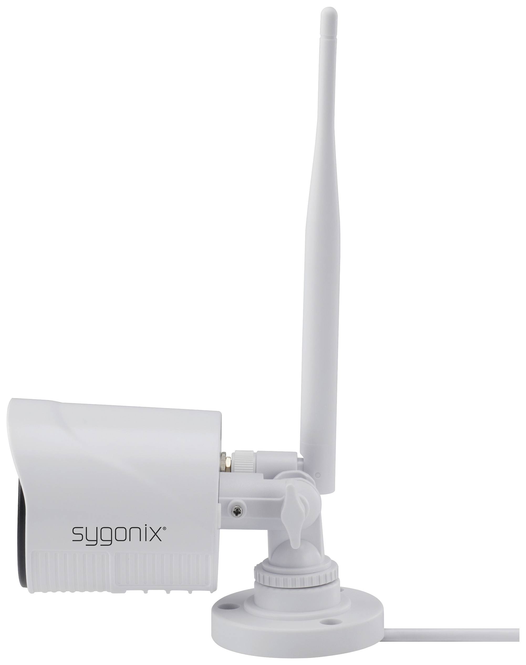 Sygonix SY-5046554 Funk-Überwachungskamera-Set 8-Kanal mit 1 Kamera 1920 x 1080 Pixel 2.4GHz