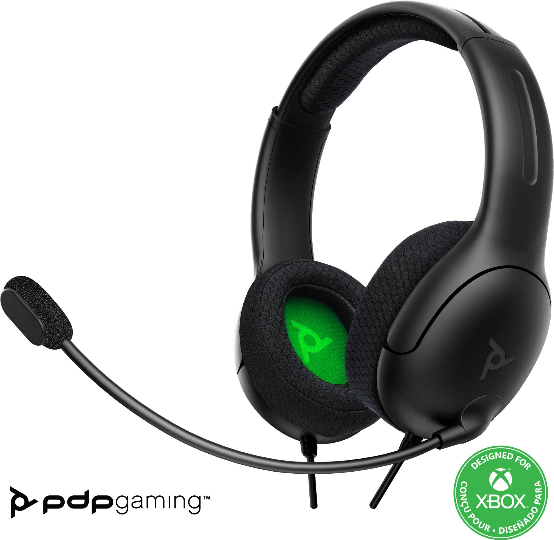 PDP 048-141-EU Over Ear Headset kabelgebunden Stereo Schwarz Mikrofon-Rauschunterdrückung, Noise Cancelling Mikrofon-Stummschaltung Gaming
