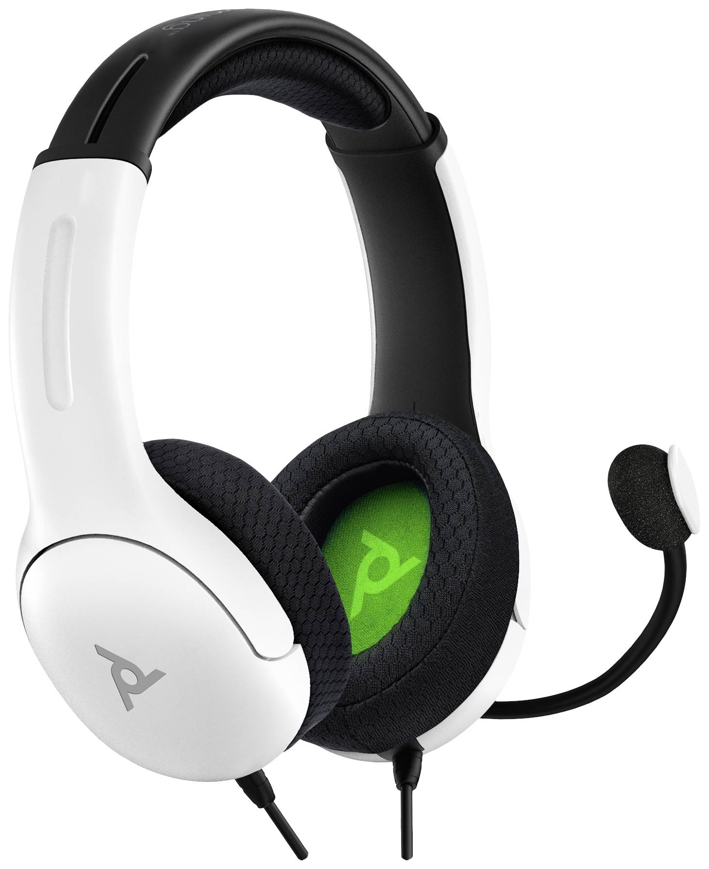 PDP 049-015-EU-WH Over Ear Headset kabelgebunden Stereo Weiß Mikrofon-Rauschunterdrückung, Noise Cancelling Mikrofon-Stummschaltung Gaming