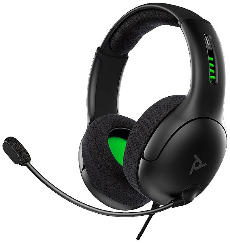 PDP 048-124-EU-BK Gaming Over Ear Headset kabelgebunden Stereo Schwarz Mikrofon-Rauschunterdrückung, Noise Cancelling Mikrofon-Stummschaltung