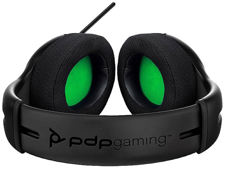 PDP 048-124-EU-BK Over Ear Headset kabelgebunden Stereo Schwarz Mikrofon-Rauschunterdrückung, Noise Cancelling Mikrofon-Stummschaltung Gaming