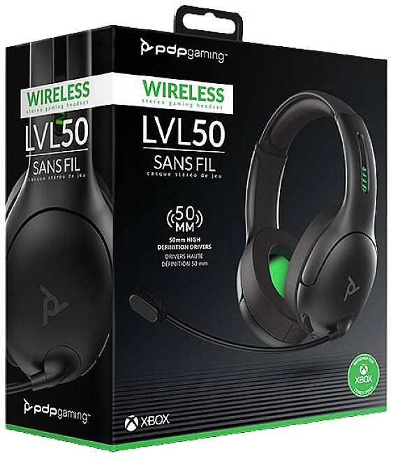 PDP 048-025-EU-BK Gaming Over Ear Headset Stereo Schwarz Mikrofon-Rauschunterdrückung, Noise Cancelling Mikrofon-Stummschaltung